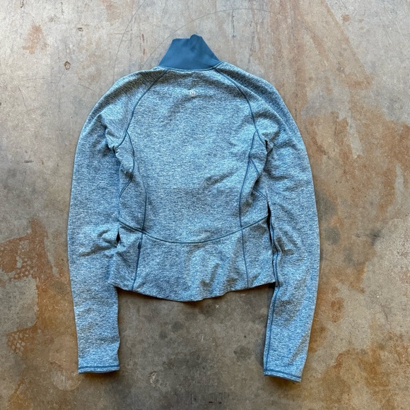 Lululemon Women’s Always Alert Half-Zip Crewneck - Blue/Teal - Picture 9 of 9